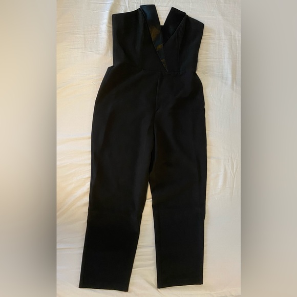 Aidan AIDAN MATTOX Tuxedo Jumpsuit - Picture 6 of 9